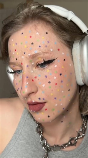 Star stamp eyeliner✩ #makeup #shorts #amazing #beauty #cosmetics #asmr