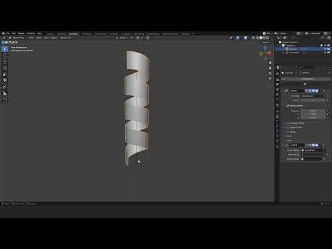 Modeling Hair Curls in Blender