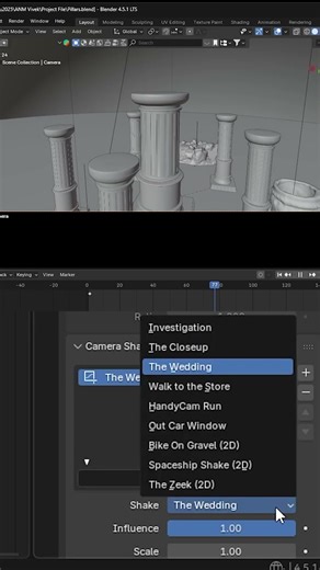 My go to add-on for adding realistic camera shakes in blender.