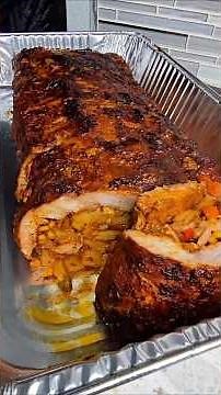 Oven-baked marinated pork loin #porkloin #food #recipe #recipes #tips