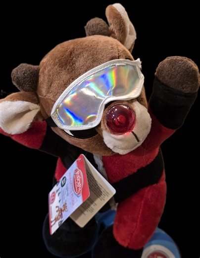 Rudolph Animated Plush Snowboard 60th Anniversary Light up Nose Moves Back Forth - Etsy Canada