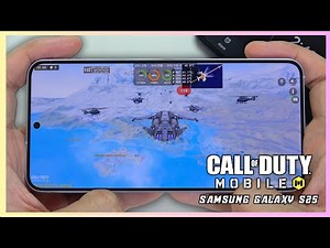 Samsung Galaxy S25 Call of Duty Mobile Gaming test CODM | Snapdragon 8 Elite, 120Hz Display