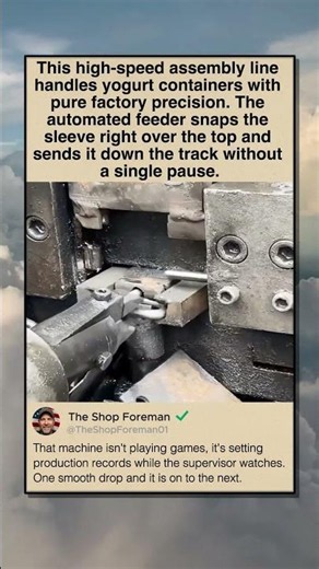 THIS MACHINE NEVER MISSES A DROP