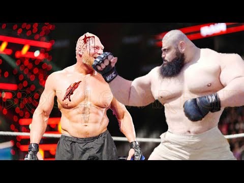 Brock Lesnar vs Sajad Gharibi No DQ Match