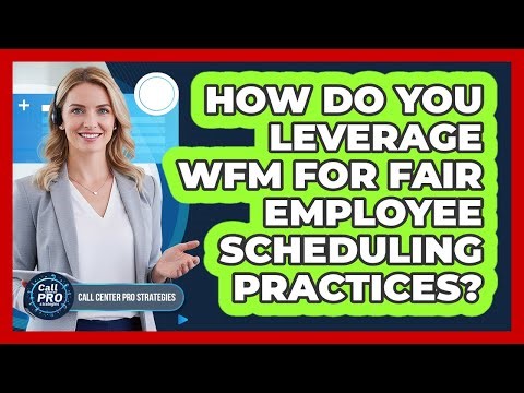 How Do You Leverage WFM For Fair Employee Scheduling Practices?