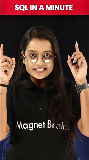 How to use SELECT command in SQL 🤔 | SQL in a Minute #sql #magnetbrains #shorts