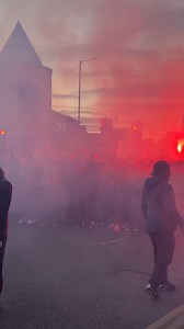 Ultras PSG away at Liverpool yesterday 🔥 | Hooligans Culture