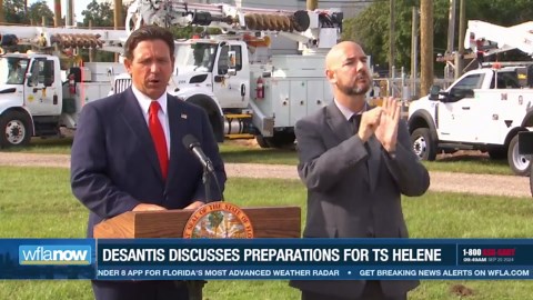 Gov. Ron DeSantis speaks on safety and preparations ahead of Helene