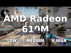 🎮 AMD Radeon 610М - CS:GO gameplay benchmarks (1080p)