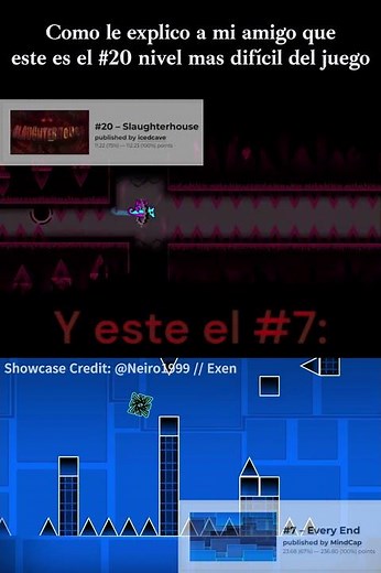 Como le explico a mi amigo esto?? 🤔 #geometrydash