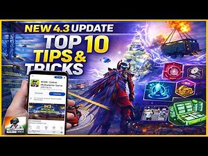 BGMI 4.3 UPDATE TOP 10 TIPS & TRICKS ⚡ New Mode, Skills & Hidden Tricks Explained