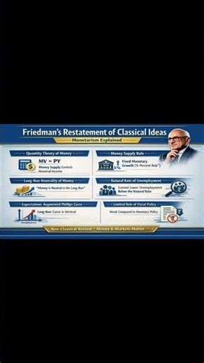 Friedman’s Restatement of Classical Ideas | Monetarism Explained