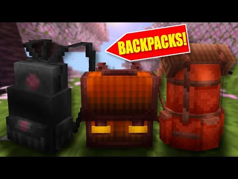 How To Get A Backpack in MCPE 1.20/1.21!!! - Minecraft Bedrock Edition ( Backpack Addon )
