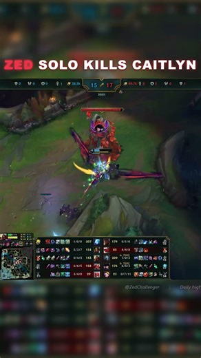 Zed SOLO KILL | KR Grandmaster #shorts