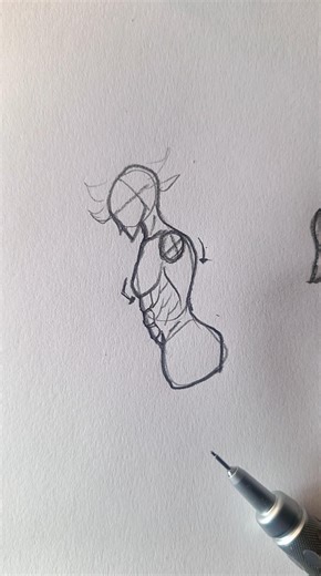 Comic Book Male Torso: Side View Drawing Guide #foryou #art #shorts #howtodraw #easydrawing #sketch