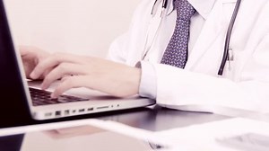 Doctor Working On Computer Medical Office Stock Footage Video (100% Royalty-free) 17662015 | Shutterstock