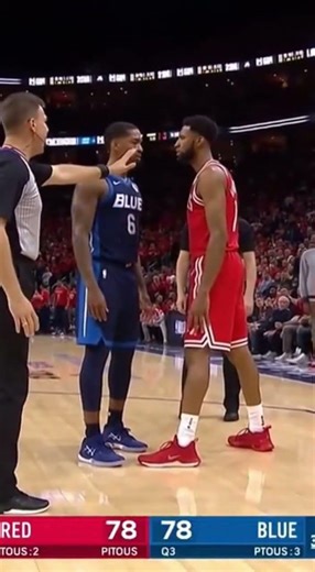 Chest-to-Chest Clash in Tie Game | Ref Steps in During Intense Q3 Moment #NBA