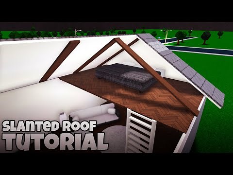 SLANTED ROOFS in Bloxburg!! An Even Easier Way!