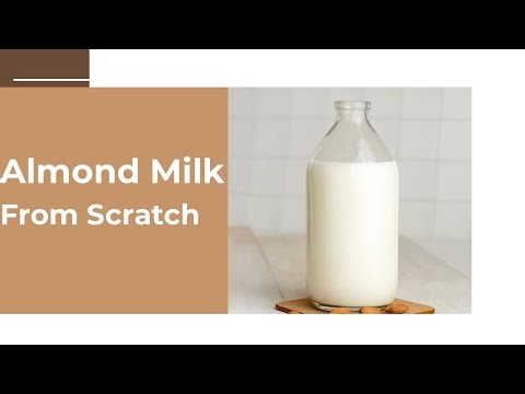 Homemade Almond Milk & Freshly Flaked Oatmeal | Real Food Breakfast #almondmilk #freshflakedoatmeal