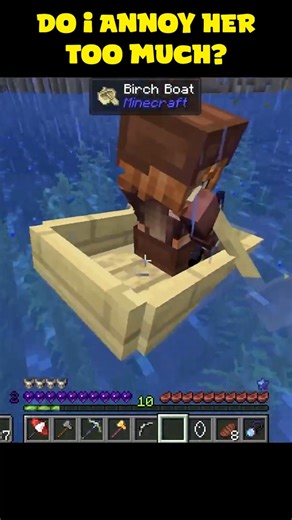 My life’s goal is to annoy her 😈 #minecraft #terraria