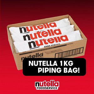 10K views · 3 comments | With the 1kg Piping Bag your day just got a little easier. Order from your local foodservice wholesaler today! ✅ | Nutella Foodservice | Facebook