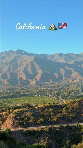 Is this California’s most peaceful valley! 🏔️✨ #ojai