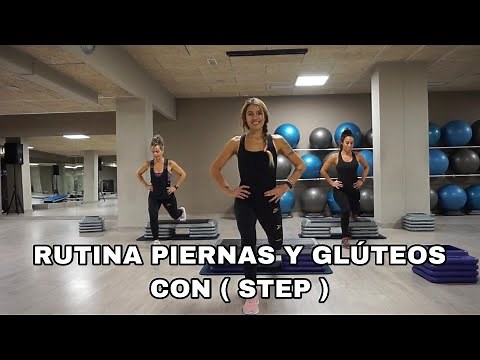 Leg and glute routine with Step