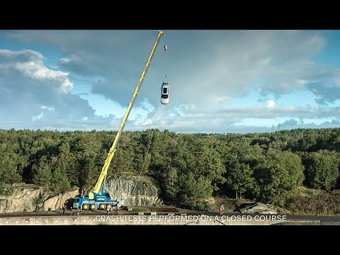 Volvo XC40, XC90, V90, Vertical Crash Test