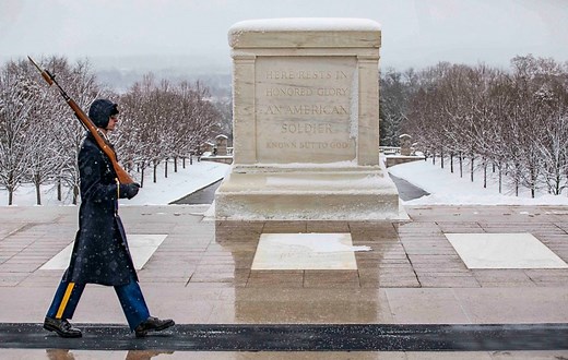 Was a Woman Shouted at by Sentinel at the Tomb of the Unknown Soldier?