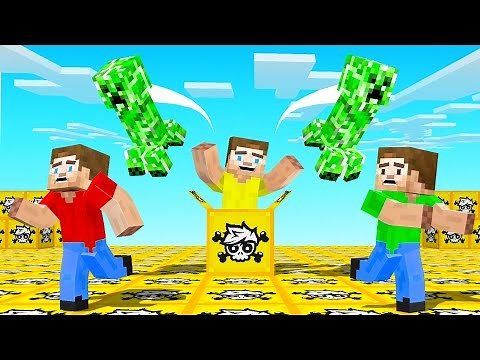 Minecraft BUT The Entire World Is CRAINER LUCKY BLOCKS!