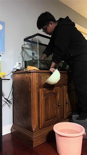 25 Gal fish tank setup #fyp #fish