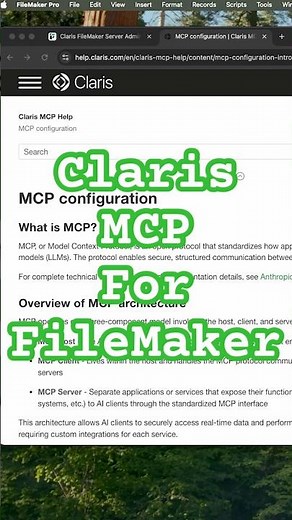 Claris MCP for FileMaker