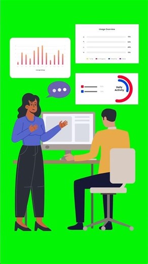 Data analytics #greenscreen #2danimation #shortsvideo