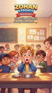 Zohan & Friends The School Lunch Swap Disaster #kidsanimation #kidscartoon #kidsshow ‪@iPlanetPedia‬