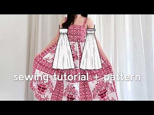 How to Sew a DOLCE & GABBANA Inspired Dress: Step-by-Step Tutorial + Cherry Sewing Pattern
