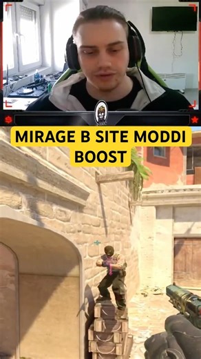 Mirage B Site MODDI BOOST #cs2 #counterstrike #foryou #gaming #mirage