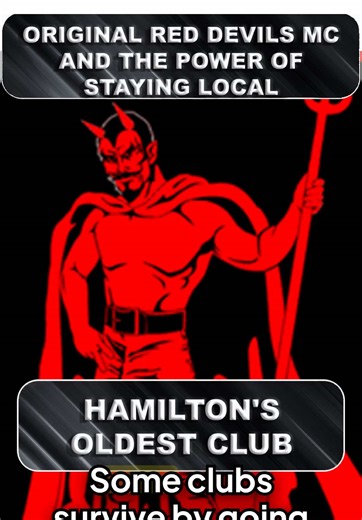 ORIGINAL RED DEVILS MC AND THE POWER OF STAYING LOCAL Brotherhood Freedom Rider Iron Horse Road Warrior Patches Thunder Honor Guard #bikerhistory #canadianbikers #outlawmc #motorcycleclub #motorcycleculture