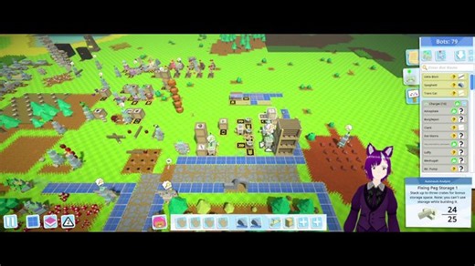 Autonauts! use !botname to name a robot!