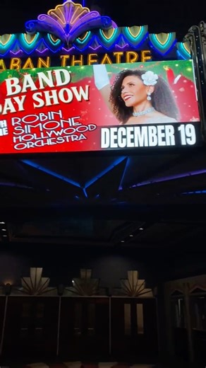 Robin Simone Hollywood Orchestra on Instagram: "✨ So excited to see you all on December 19th at the @sabantheater for the Big Band Holiday Show! ‼️ Get tickets at RSHO.biz #SabanTheatre #RobinSimoneHollywoodOrchestra #RSHO #Orchestra #Jazz #Jazzband #BigBand #ClassicHollywood #jazzmusic #BandLeader #LA #LosAngeles #Hollywoodmovies #OldHollywoodMovies #TCM #moviemusical #Music #LiveMusic #MovieMusic #Singer #Songstress #RobinSimone #Hollywood"