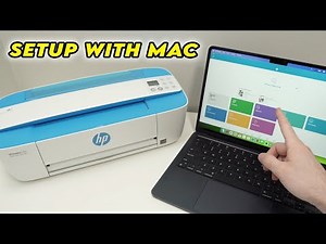 How to Setup HP DeskJet 3755 Printer With Mac Using Wifi