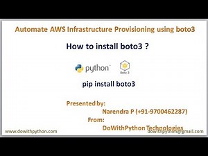 How to install boto3 ? | How to setup boto3 in less than 5 min ?