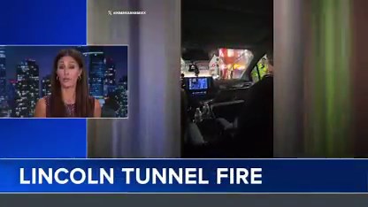 Car fire in Lincoln Tunnel leads to 6 injuries, massive delays during rush hour
