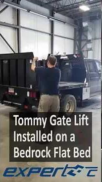 Tommy Gate Installed on Bedrock Truck Bed