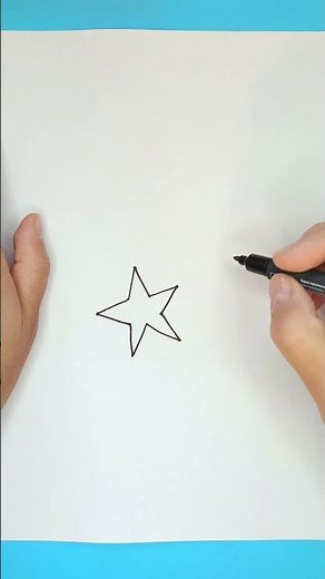 How to draw a shooting star
