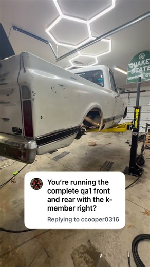 Throttle Gospel on Instagram: "A common question is “how does this truck sit so low”. Here’s the lowdown on how I made it happen. #racetruck #c10 #chevrolet"