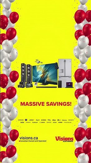 Grand Re-Opening Sale On Now at Visions Electronics! Massive Savings! #sale#clearance#grandopening