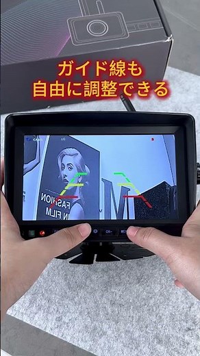 自動ループ録画＆ズーム機能搭載＋ガイド線自由調整｜プロ仕様バックカメラモニターセットで安心ドライブ！#車載モニター#簡単取付#トラック#URVOLAX#CAMA01