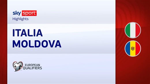 Italia-Moldavia 2-0: video, gol e highlights