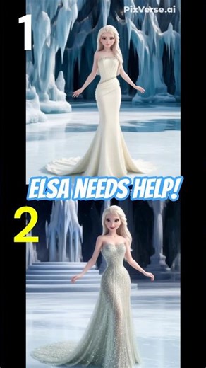 Help Elsa Choose a New Dress! 👗❄️ Frozen Elsa Video #frozen3 #elsa