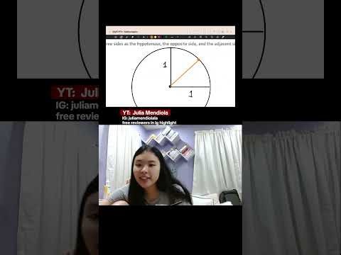 UPCAT 2025 Review # 31 (Trigonometry Intro)